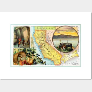 1889 The State of California Posters and Art